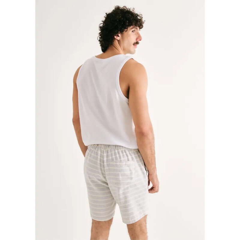 BERMUDA MASC CINZA CLARO