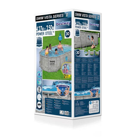 Piscina Bestway Rattan 7250 L + Bomba + Regalos Cmb000161