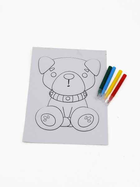 JUEGO PARA COLOREAR 3D BLANCO