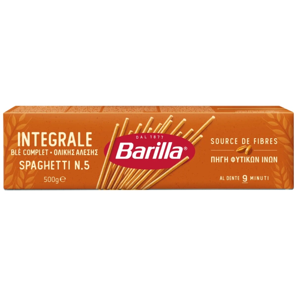 Barilla Pasta Spaghetti Integral N5 500g 