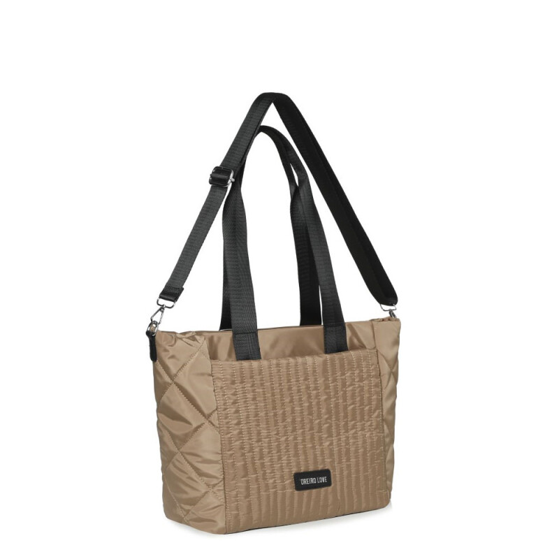 Cartera Las Oreiro Love Beige