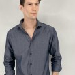 CAMISA HALOGEN AREZZO GRIS