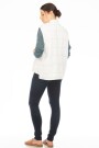 CHALECO QUILTED Blanco