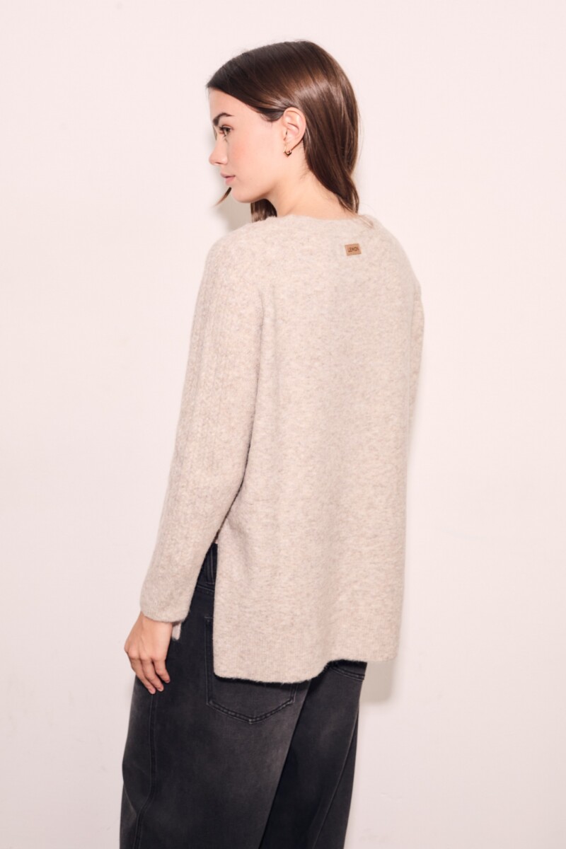 Sweater Texturado Vison