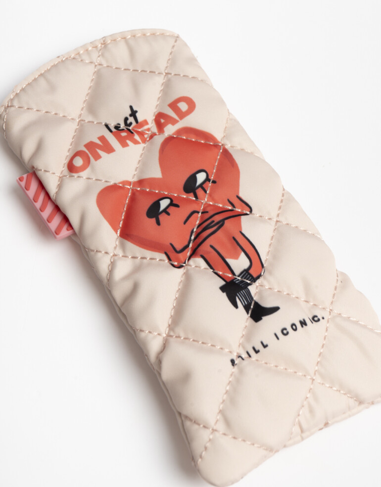 Estuches Anteojos Estampado Estuche Flexible Broken Hearts - Combinacion Multicolor