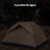 Carpa Automática Autoarmable Capacidad 3 a 4 Personas BEIGE