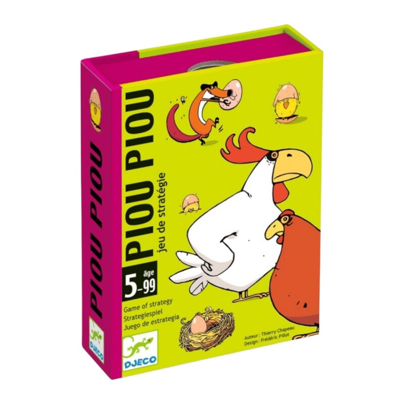 Cartas Infantil Piou Piou +5 Djeco Cartas Infantil Piou Piou +5 Djeco