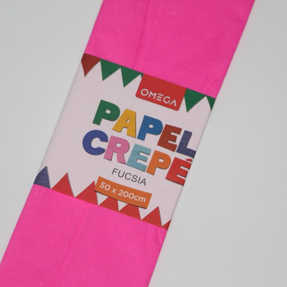 PAPEL CREPE 2MTS.X0.50 COLOR FUCSIA