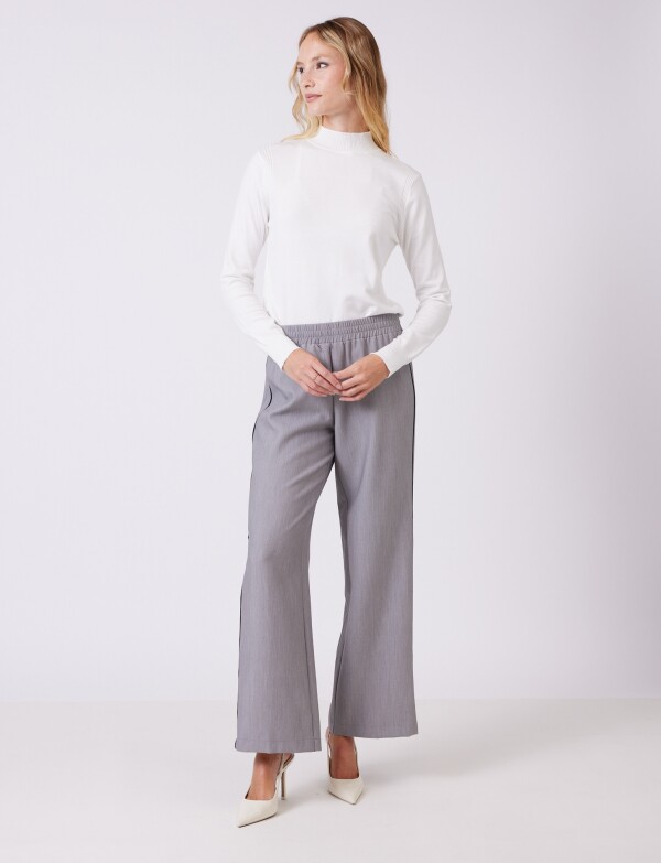 Pantalon Wide Leg GRIS