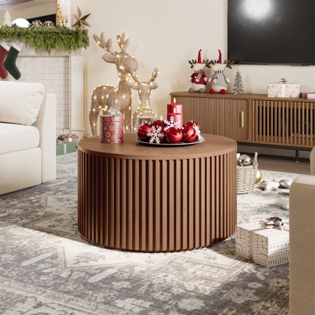 MESA DE CENTRO 3D BEIGE - CIRCULAR