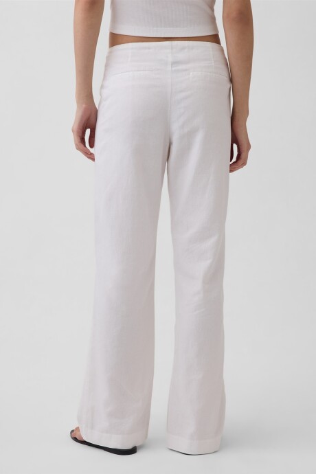 Pantalón Tiro Bajo Mujer New Off White