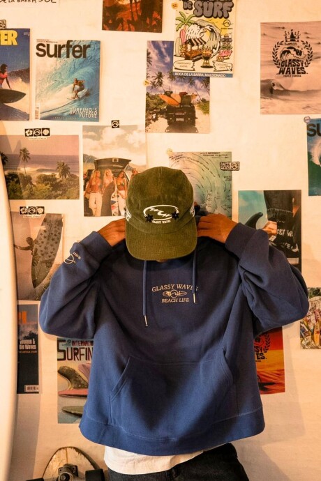 Hoodie Montana Bordado / Azul U