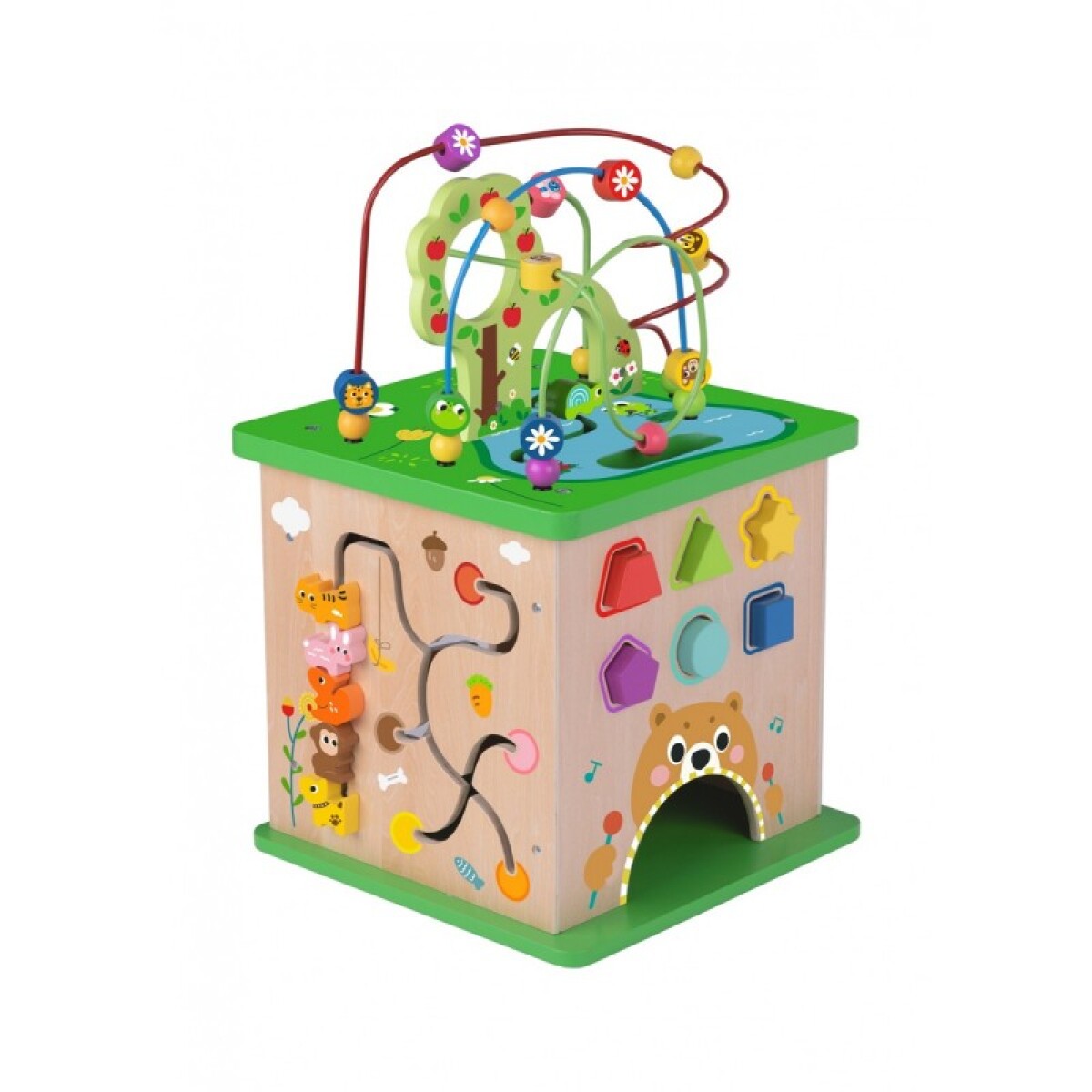 Cubo Grande de Madera Tooky Toy 