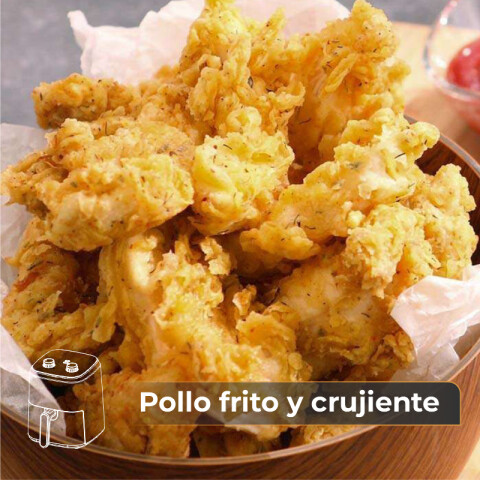 Freidora sin Aceite Air Fryer 3 Litros Mulata - Negro Freidora sin Aceite Air Fryer 3 Litros Mulata - Negro