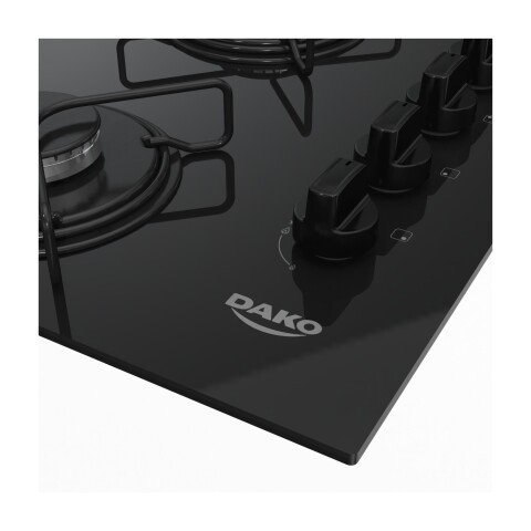 Anafe Dako 4 Hornallas Vidrio Templado Negro 2083 Anafe Dako 4 Hornallas Vidrio Templado Negro 2083