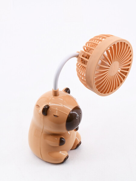 VENTILADOR CAPIBARA MARRON