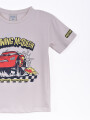 REMERA FASTEST CARS BEIGE