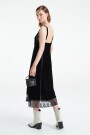VESTIDO TERCIOPELO Negro