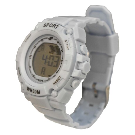 Reloj Deportivo de Pulsera Waterproof Pantalla Luz Unisex Celeste