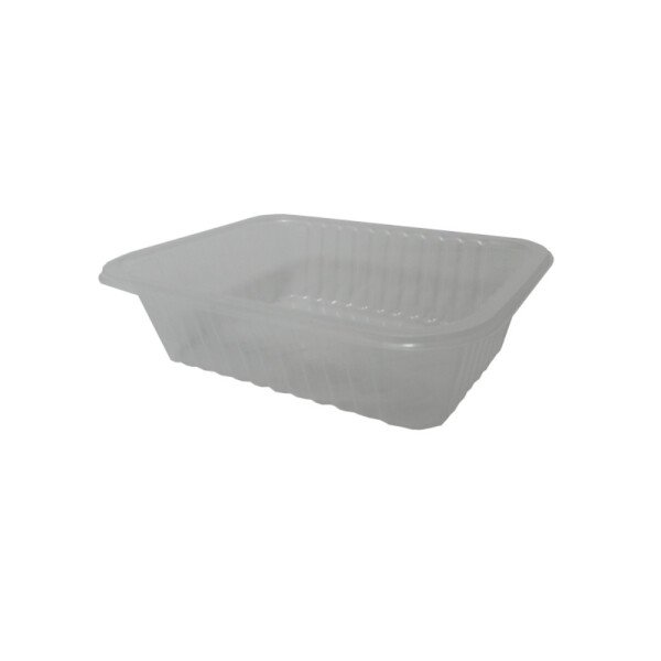 BANDEJA PP SIN TAPA 15X11X4 CM. TRANSPARENTE