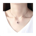 Collar de Colgante de Te amo con ProyecciÃ³n de 100 Idiomas con Forma de CorazÃ³n Golden Rose