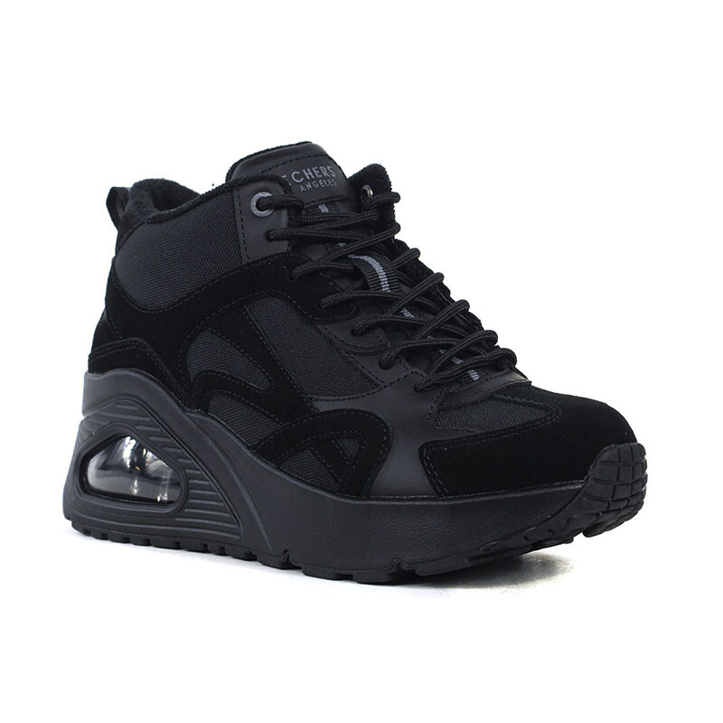 Championes Skechers Uno Hi-Rocliff Road Negro