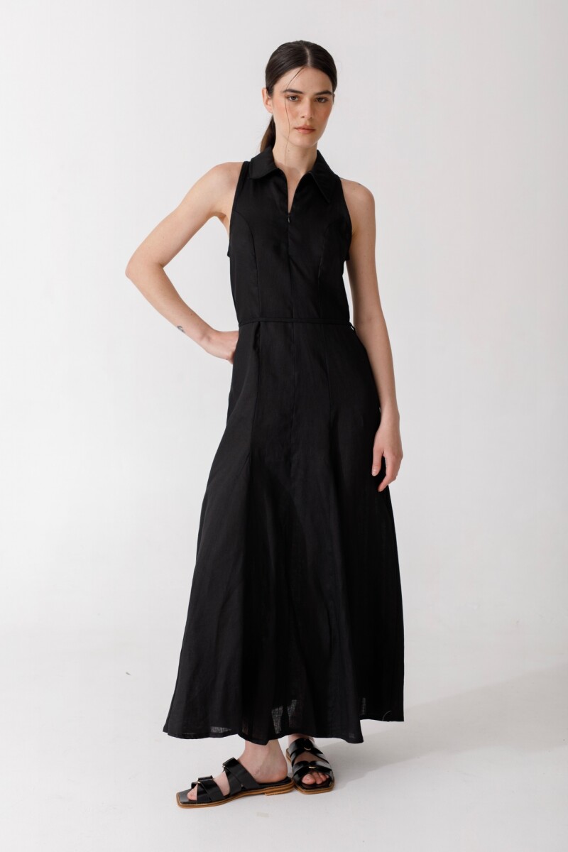 VESTIDO ZIP - Negro 