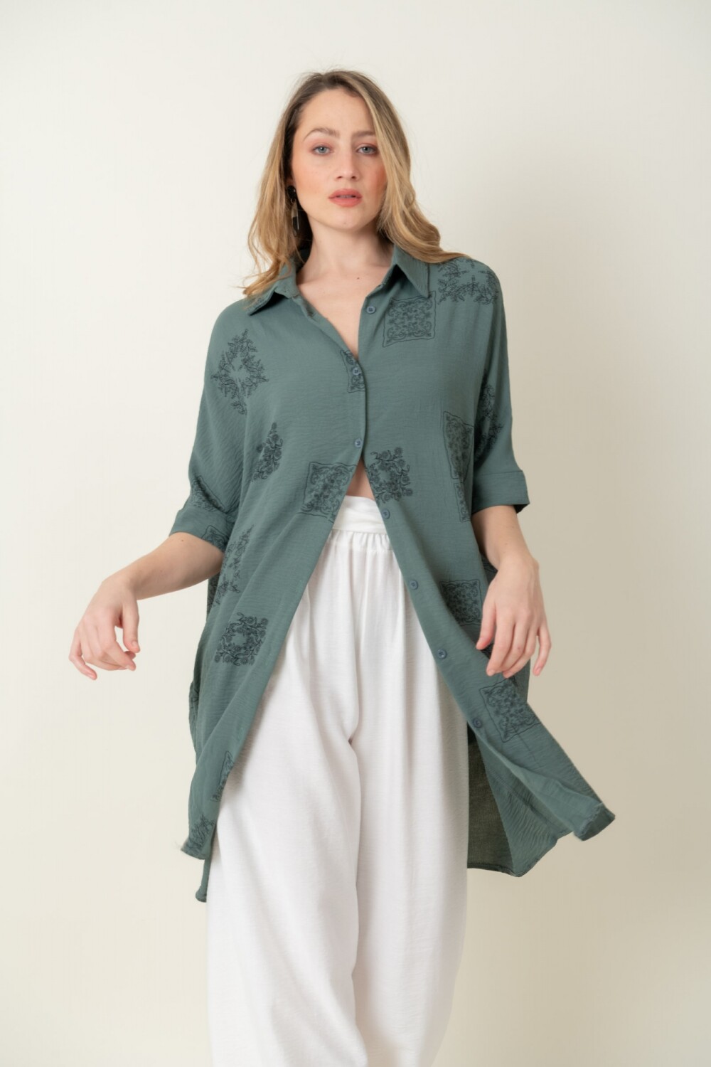 CAMISA ALOE Verde seco