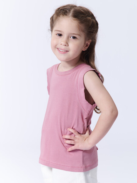 Musculosa básica Rosa Viejo