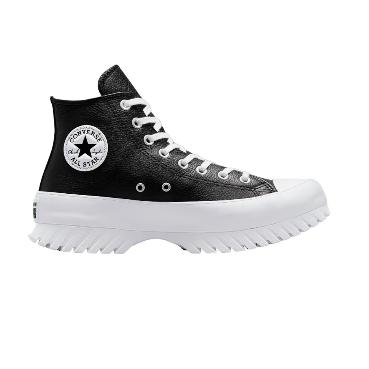 CONVERSE CTAS LUGGES LEATHER 2.0 HI - Black & White 