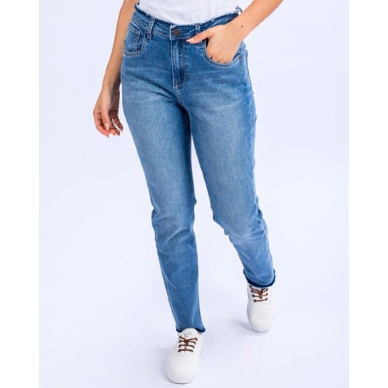 Pantalón de jeans para Mujer Slim Fit UFO Blush Azul Pantalón de jeans para Mujer Slim Fit UFO Blush Azul