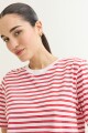 Remera a rayas BLANCO Y ROJO