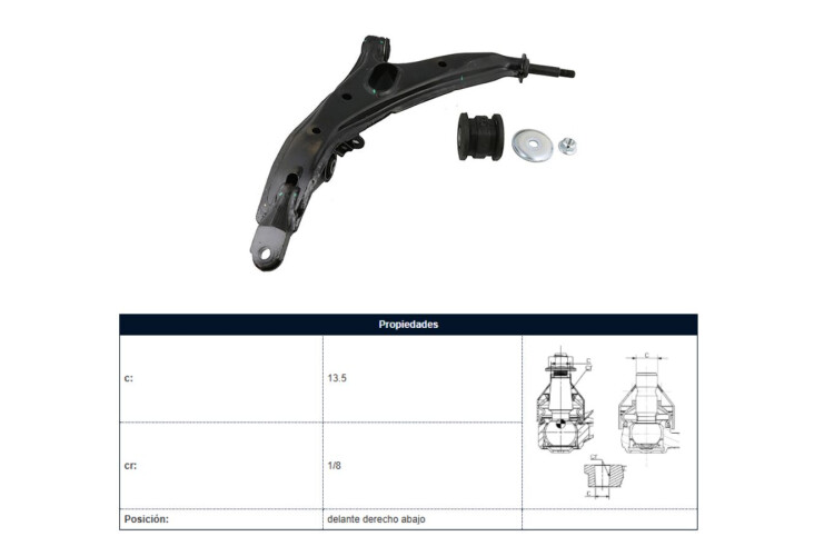Parilla De Suspension Delantera Honda Crv 95-01 Der Parilla De Suspension Delantera Honda Crv 95-01 Der