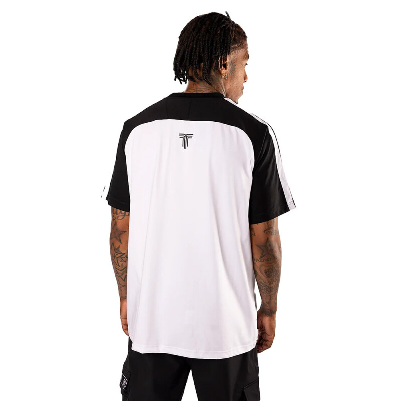 Remera Unisex Tiffosi Ranglan Blanco - Negro
