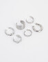 Bijou Cuff De metal Set De Cuff De Metal - Plateado