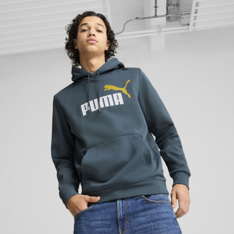 Canguro de Hombre Puma Logo Azul Piedra