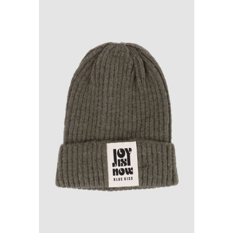 Gorro basic rubber dama Gris