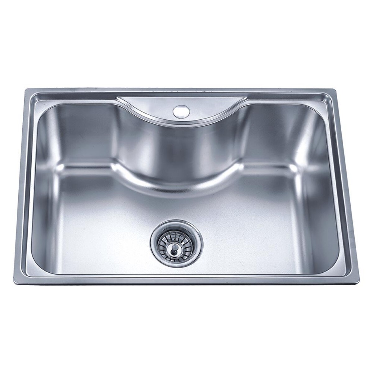 Pileta Simple Mate Acero Inox. 201 