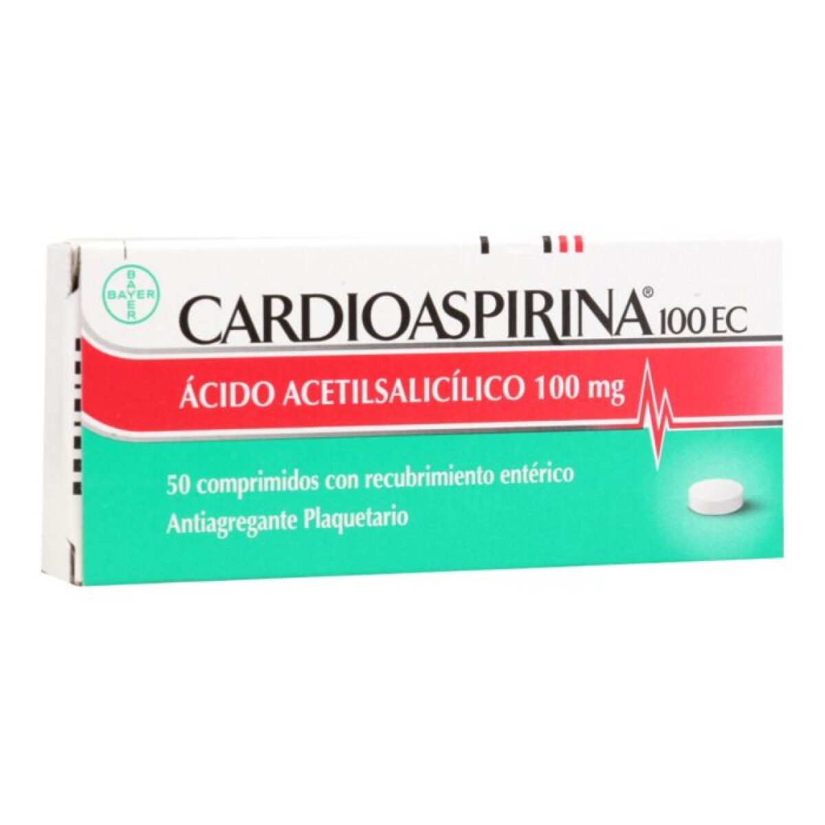 Cardioaspirina 100 EC 50 Comprimidos 