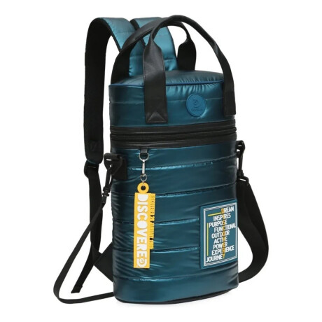 Mochila Matera Puffer Discovery Azul
