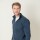 Sweater algodón medio cierre Navy