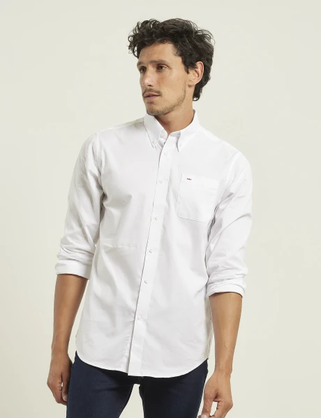 011762 CAMISA HARRINGTON LABEL Blanco