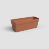 JARDINERA CAPRI CON PLATO TERRACOTA