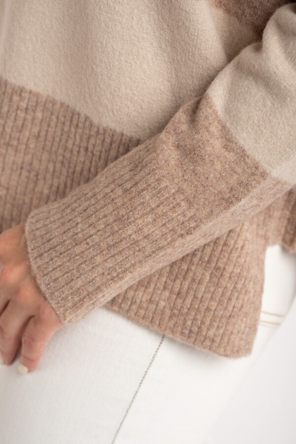 Sweater Rayado Mocha
