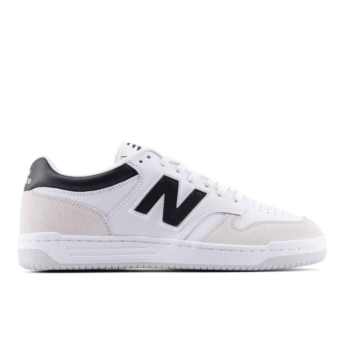 Championes New Balance 480 Court de Hombre - BB480LIW - Blanco-negro 