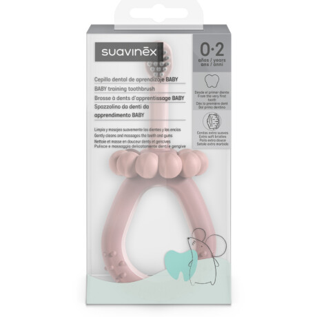 Cepillo de Dientes Suavinex Baby Rosado 0 a 2 Años Cepillo de Dientes Suavinex Baby Rosado 0 a 2 Años