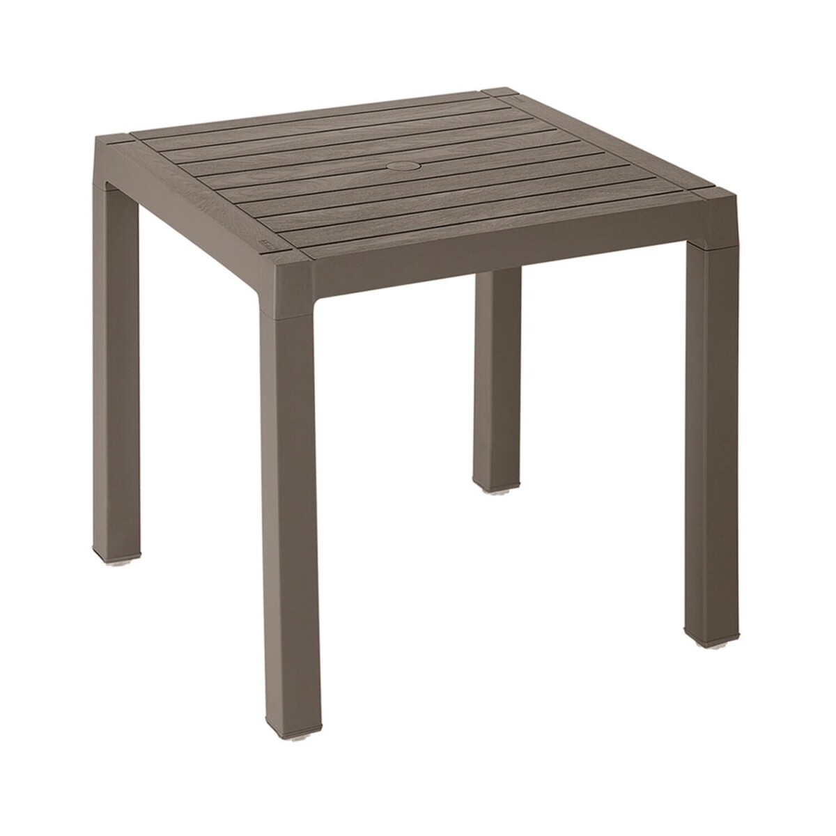 Mesa de jardín cuadrada Rimax Baru 75x75cm - Marrón 