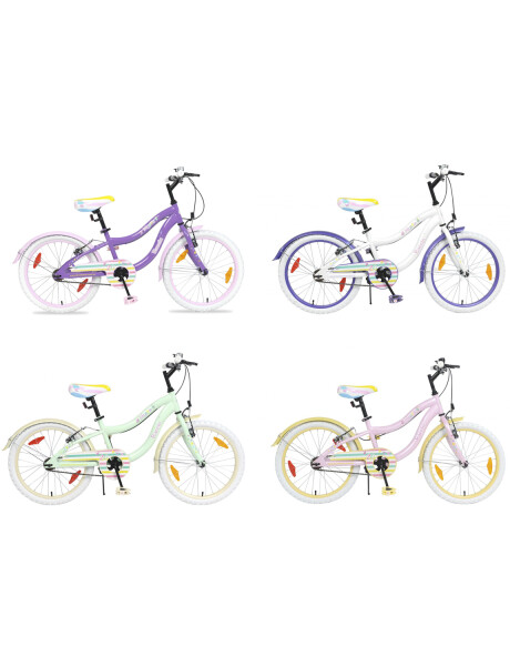 Bicicleta Baccio Mystic rodado 20 Violeta - Rosa