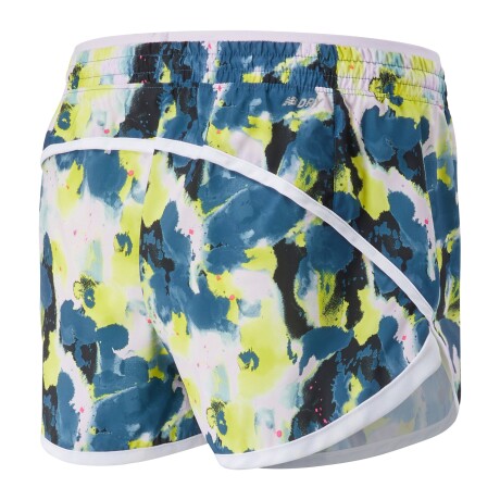 Short New Balance de Dama - Accelerate - WS01207BYU BLUE/YELLOW