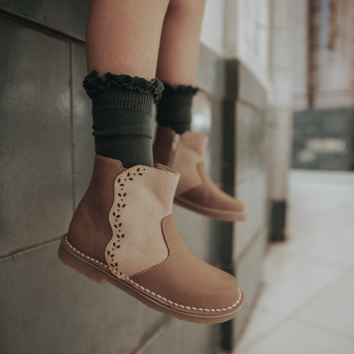 Botas De Cuero Chelsea - Combinada 